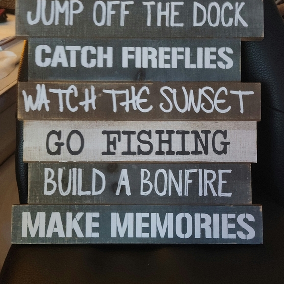 Lake Rules 24 x 16" - Picture 2 of 5